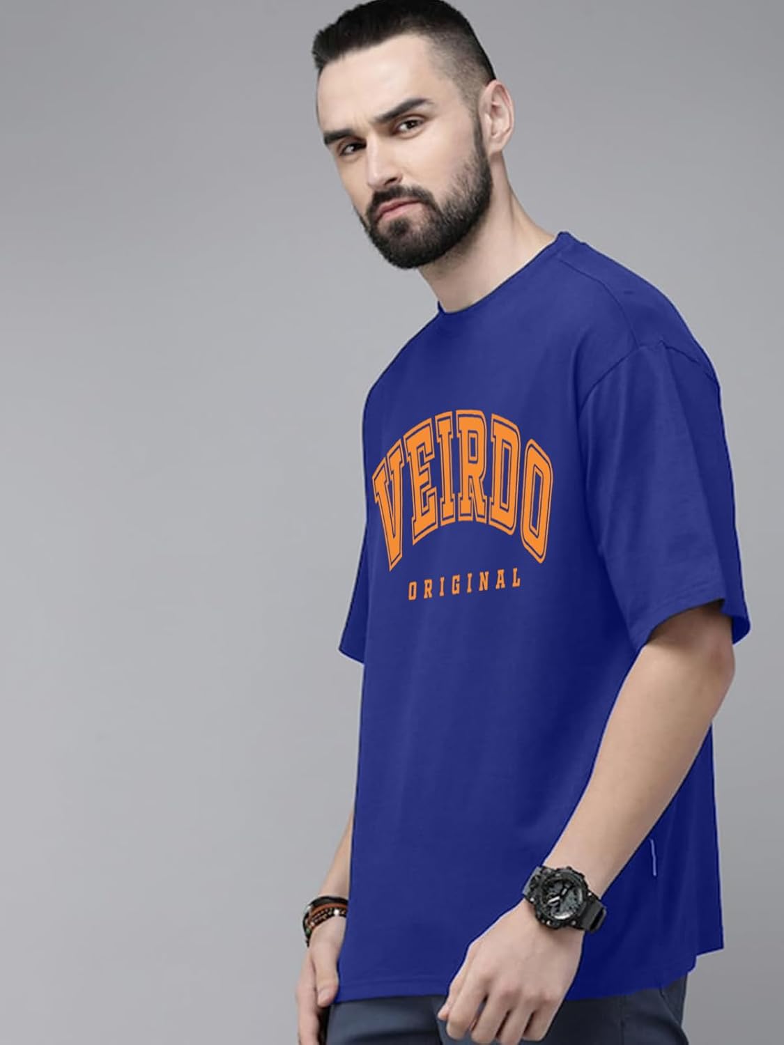 Pure Cotton Green, Royal Blue, Red, Navy Blue & Swan White Oversized Fit Originals Typographic Printed Half Sleeve T-Shirt for Men & Boys (Available in Sizes S to 2XL)