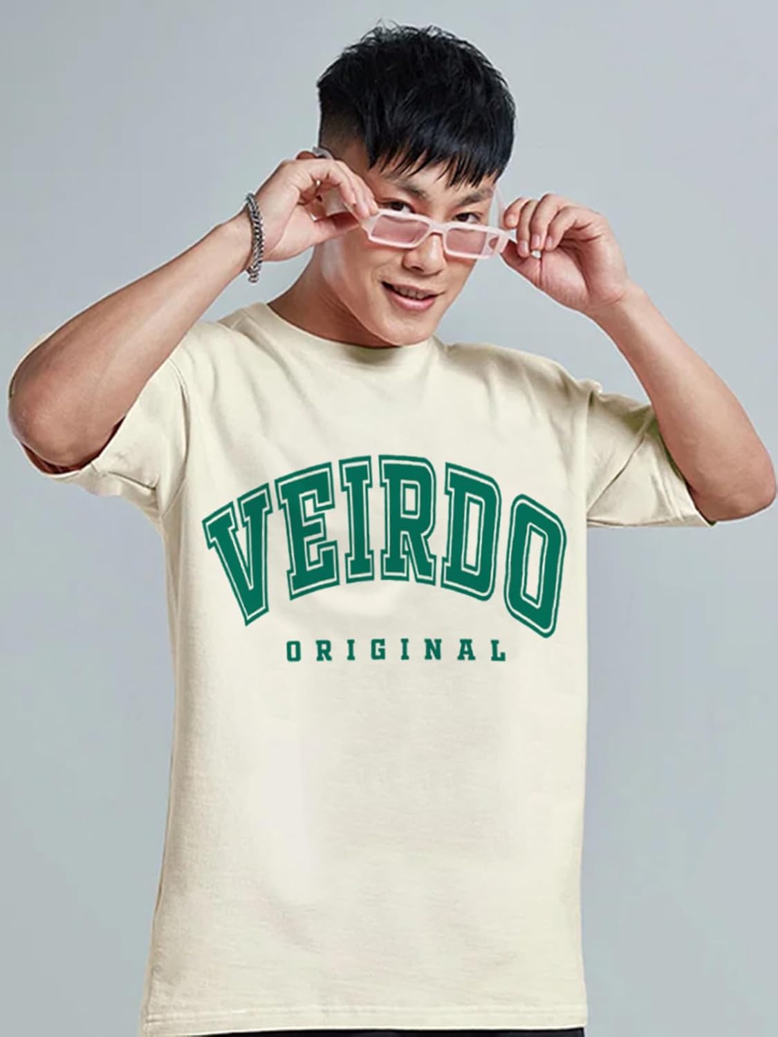 Pure Cotton Green, Royal Blue, Red, Navy Blue & Swan White Oversized Fit Originals Typographic Printed Half Sleeve T-Shirt for Men & Boys (Available in Sizes S to 2XL)