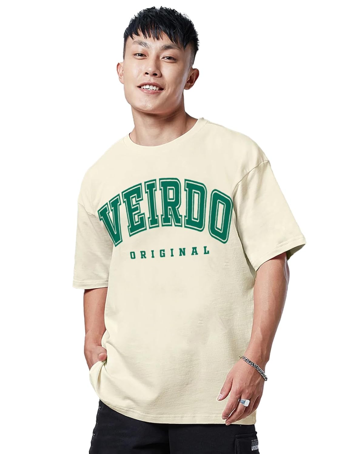 Pure Cotton Green, Royal Blue, Red, Navy Blue & Swan White Oversized Fit Originals Typographic Printed Half Sleeve T-Shirt for Men & Boys (Available in Sizes S to 2XL)