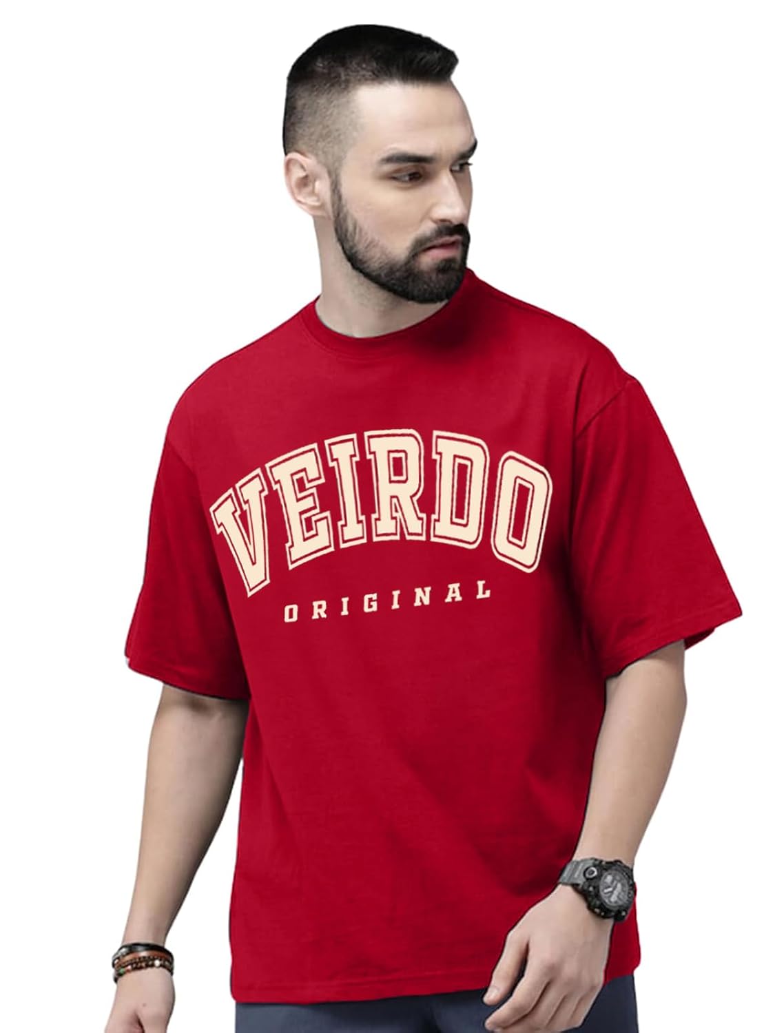 Pure Cotton Green, Royal Blue, Red, Navy Blue & Swan White Oversized Fit Originals Typographic Printed Half Sleeve T-Shirt for Men & Boys (Available in Sizes S to 2XL)