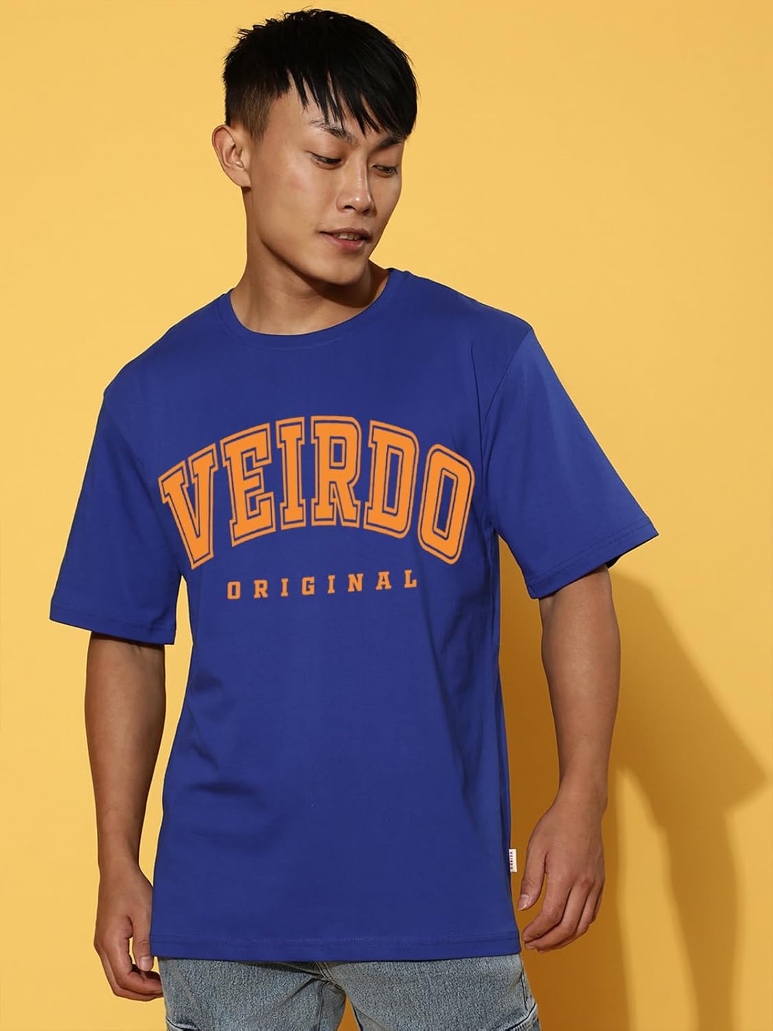 Pure Cotton Green, Royal Blue, Red, Navy Blue & Swan White Oversized Fit Originals Typographic Printed Half Sleeve T-Shirt for Men & Boys (Available in Sizes S to 2XL)