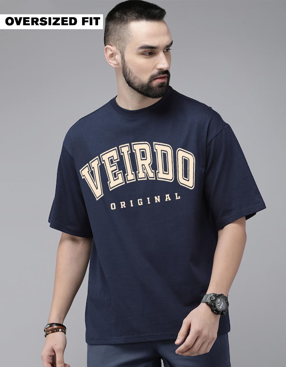Pure Cotton Green, Royal Blue, Red, Navy Blue & Swan White Oversized Fit Originals Typographic Printed Half Sleeve T-Shirt for Men & Boys (Available in Sizes S to 2XL)