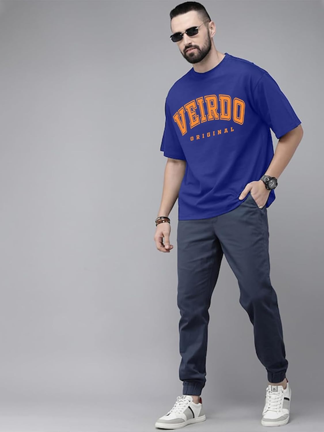 Pure Cotton Green, Royal Blue, Red, Navy Blue & Swan White Oversized Fit Originals Typographic Printed Half Sleeve T-Shirt for Men & Boys (Available in Sizes S to 2XL)