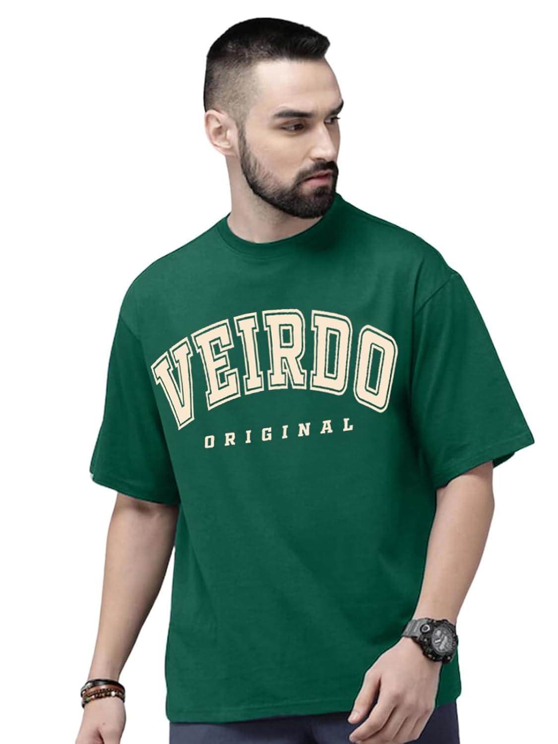 Pure Cotton Green, Royal Blue, Red, Navy Blue & Swan White Oversized Fit Originals Typographic Printed Half Sleeve T-Shirt for Men & Boys (Available in Sizes S to 2XL)
