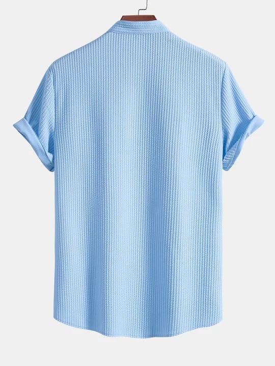 GRECIILOOKS Men's Polycotton Regular Fit Casual Shirt | Stylish | Printed | Solid | Short Sleeve | Trendy (Available in Plus Size and Combo Pack of 2)