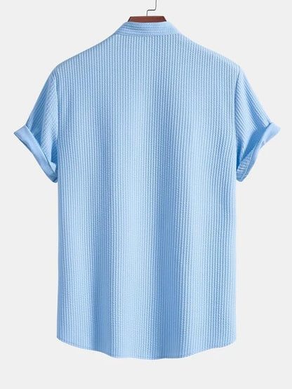 GRECIILOOKS Men's Polycotton Regular Fit Casual Shirt | Stylish | Printed | Solid | Short Sleeve | Trendy (Available in Plus Size and Combo Pack of 2)