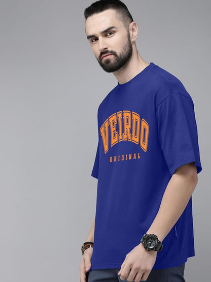 Pure Cotton Green, Royal Blue, Red, Navy Blue & Swan White Oversized Fit Originals Typographic Printed Half Sleeve T-Shirt for Men & Boys (Available in Sizes S to 2XL)