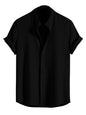 GRECIILOOKS Men's Polycotton Regular Fit Casual Shirt | Stylish | Printed | Solid | Short Sleeve | Trendy (Available in Plus Size and Combo Pack of 2)