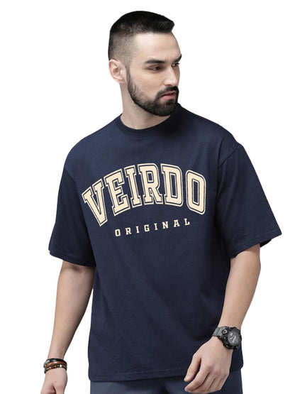 Pure Cotton Green, Royal Blue, Red, Navy Blue & Swan White Oversized Fit Originals Typographic Printed Half Sleeve T-Shirt for Men & Boys (Available in Sizes S to 2XL)