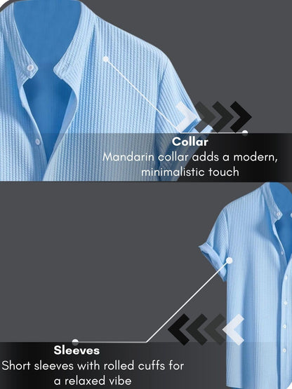 GRECIILOOKS Men's Polycotton Regular Fit Casual Shirt | Stylish | Printed | Solid | Short Sleeve | Trendy (Available in Plus Size and Combo Pack of 2)