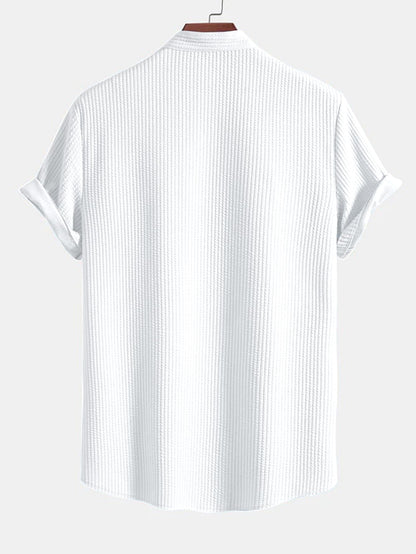 GRECIILOOKS Men's Polycotton Regular Fit Casual Shirt | Stylish | Printed | Solid | Short Sleeve | Trendy (Available in Plus Size and Combo Pack of 2)